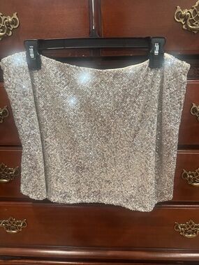 Sequin Mini Skirt